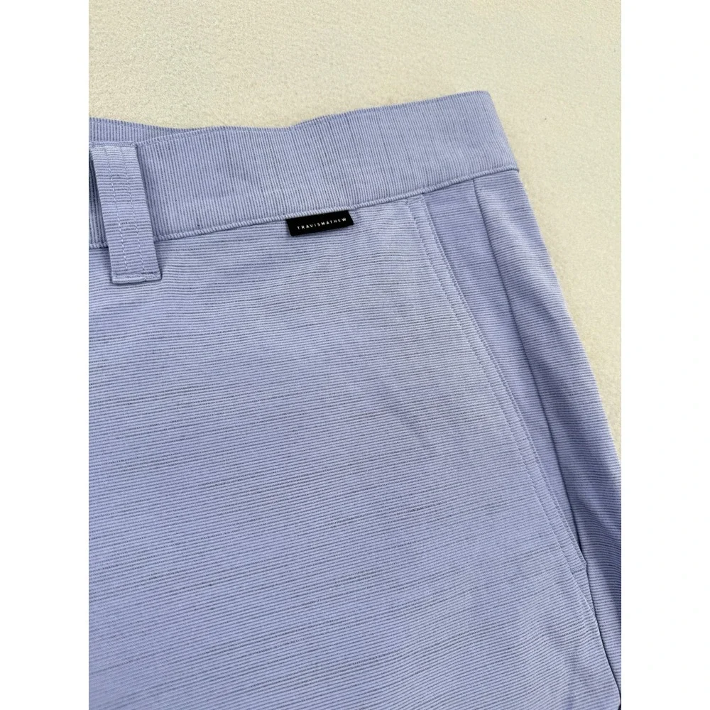 TravisMathew‎ Mens Size 40 Lavender Purple Heathered Performance Golf Shorts